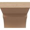 Ekena Millwork 5"W x 5"D x 5"H Wide Monterey Rough Cedar Woodgrain TimberThane Corbel, Primed Tan CORUR05X05X05MONRCPR - alternate 4